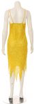 Fully Beaded Spaghetti Strap Sequined Formal Dress back in Yellow